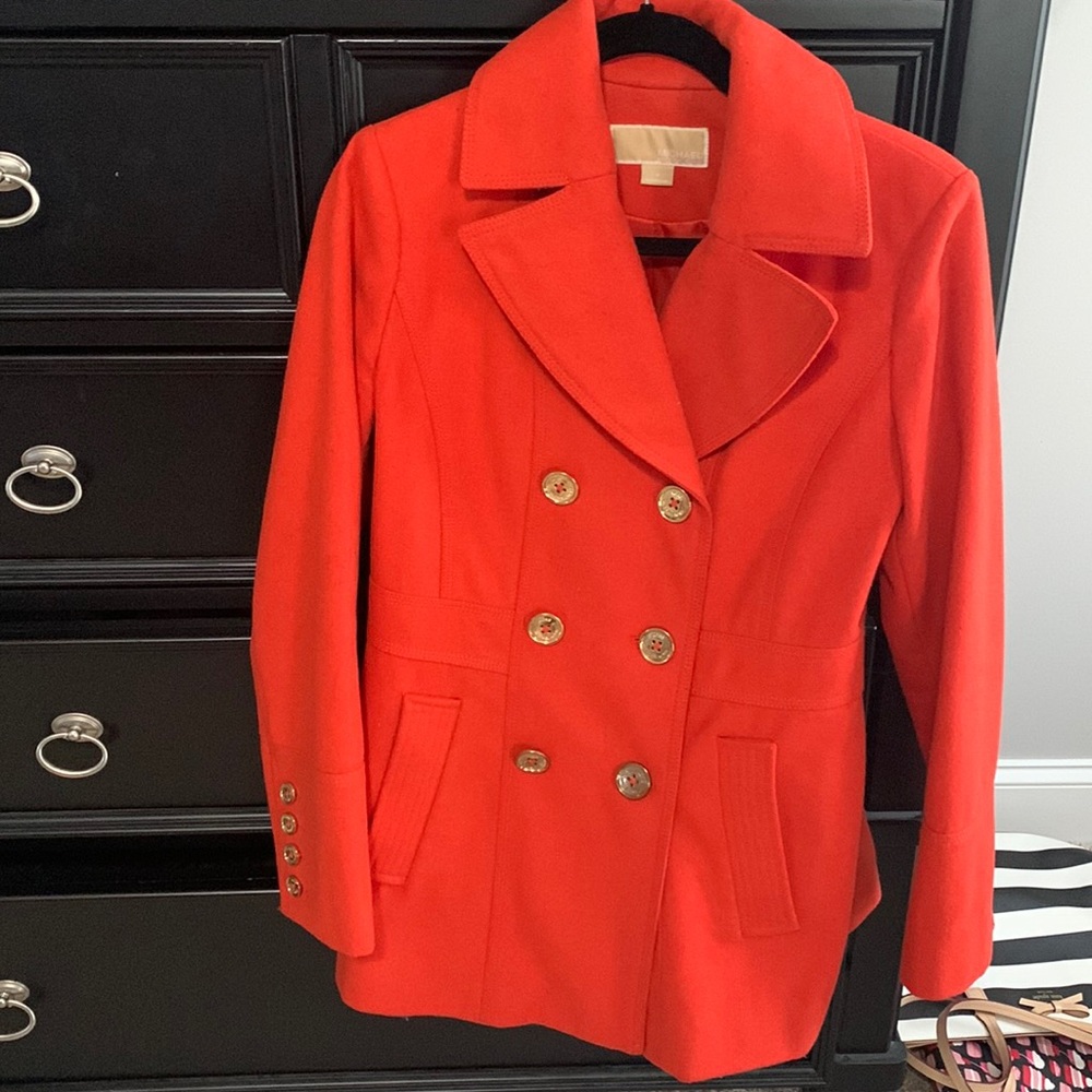 Michael kors orange coat